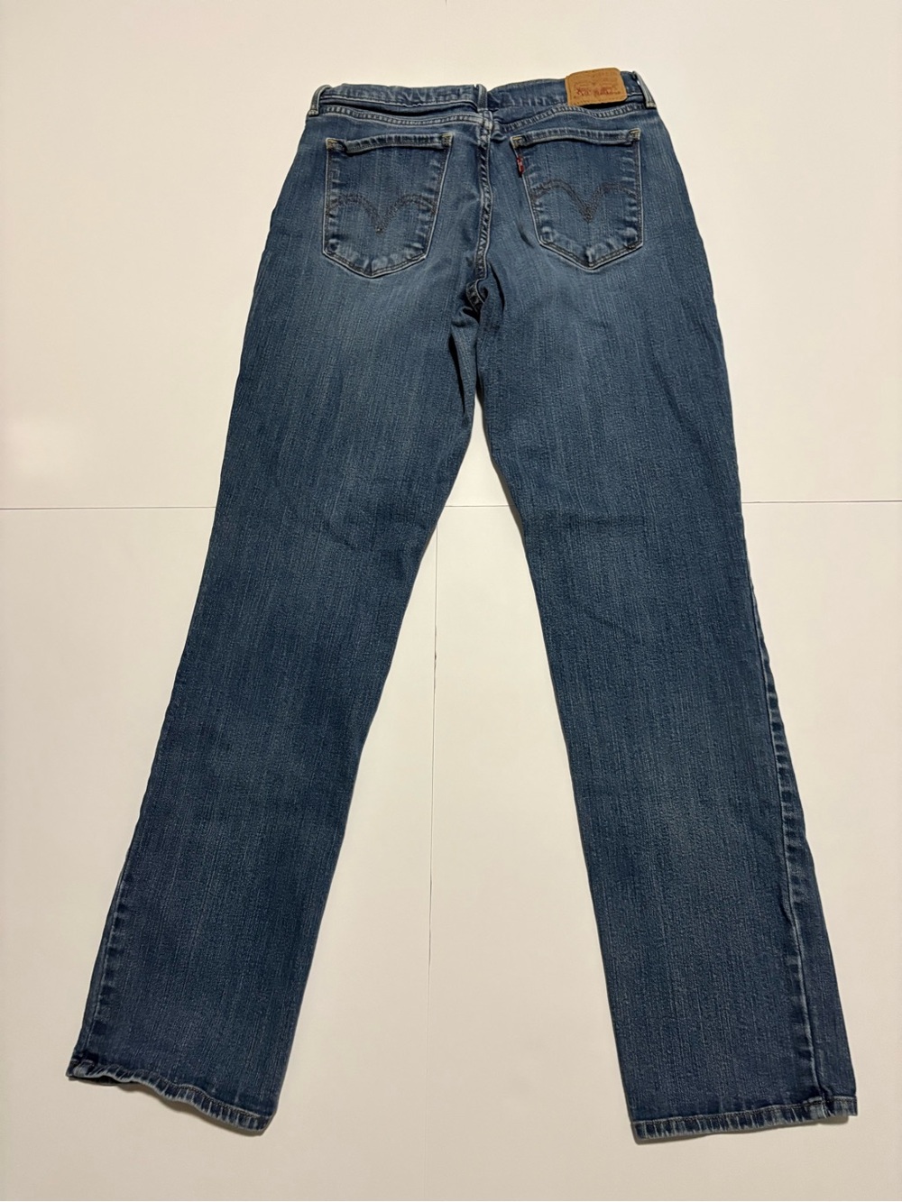 Levi’s 505 Straight Jeans Size 29 Medium Wash Stretch 28x30 - Picture 6 of 7